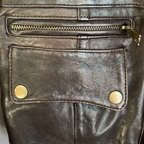 EUC Banana Republic Leather Aviator Jacket - Picture 11 of 11